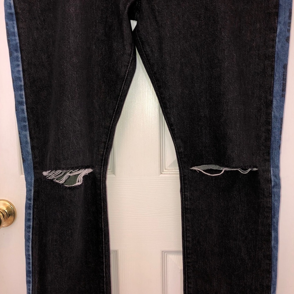 NWT LEVIS Lo-Ball Stack BLACK DENIM Jeans Sz 40 - Picture 4 of 11